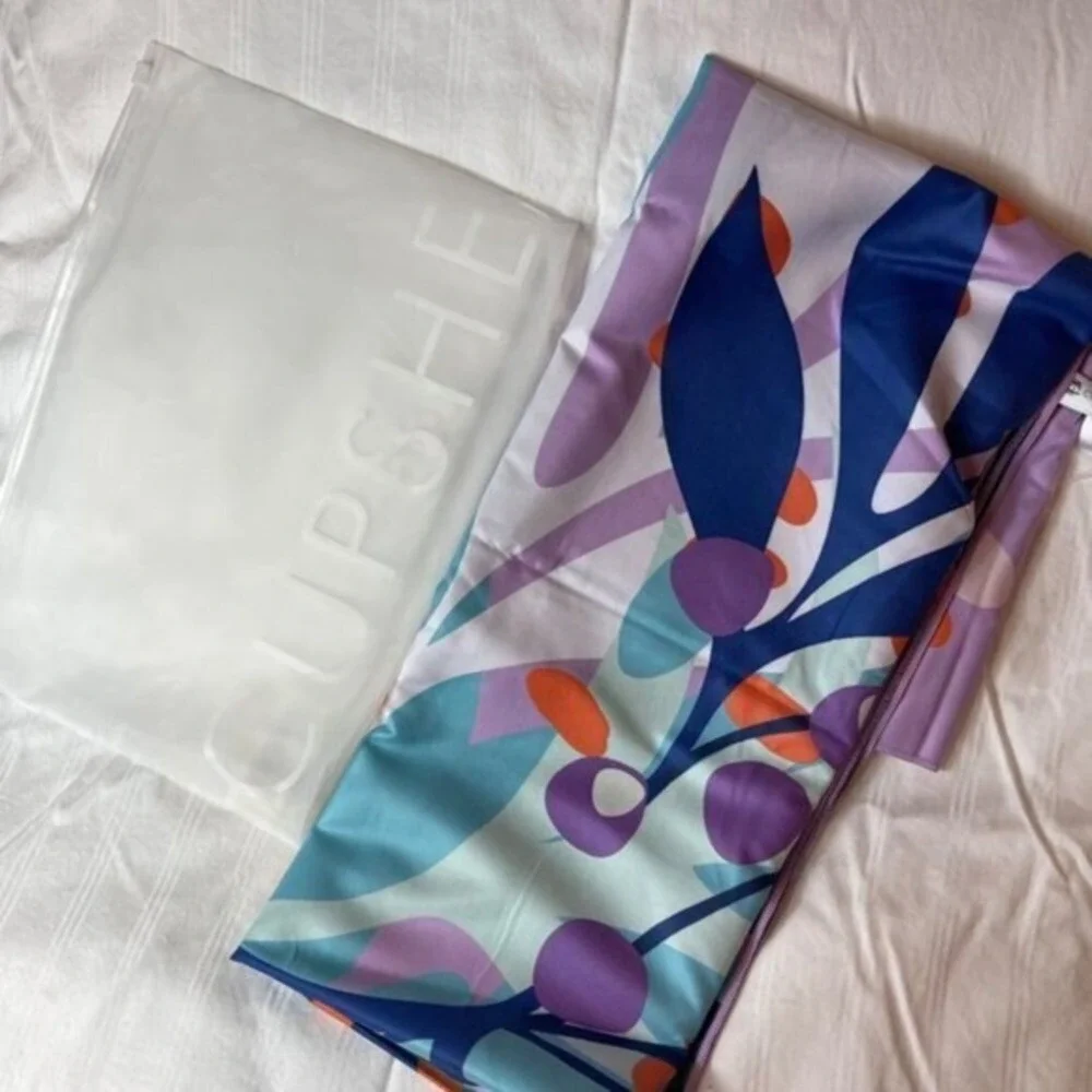 Cupshe Floral Beach Towel Soft Quick‎ Dry Yoga Towel Swimming Beach Pool